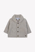 Tweed Grandpa Cardigan - Camel