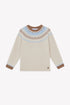 Fair Isle Sweater- Ecru