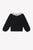 Cable Sweater Lace Collar - Black