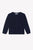 Cable Sweater with TC Logo - Navy