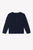 Cable Sweater with TC Logo - Navy