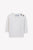 Cable Knit Sweater with TC Logo- Ecru