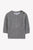 Cable Knit Sweater with TC Logo- Grey