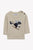 BB Knit Sweater with Ski Print Motif