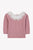Cable Sweater with Lace Collar
