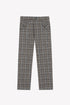 Boy Plaid Trousers - Brown