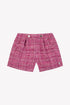 Tweed Shorts - Magenta
