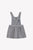 Pinafore Wool Dress with Floral Motif