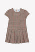 Plaid Dress with Sequins