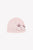Knit Hat With Floral Motif