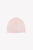 Knit Hat With Floral Motif