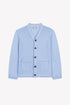 Classic Linen Cardigan - Light Blue