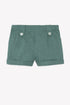 Linen Short- Khaki