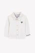 Classic Dress Shirt with TC Logo- White