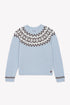 Fair Isle Sweater - Light Blue