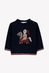 Knit Pullover with London Inspired Motif