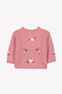 Sweater with Rose Embroidered Moti