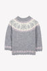 Snowflake Design Sweater - Grey