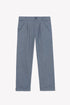 Heathered Wool Trouser with Pocket- Navy
