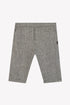Windowpane Checked Wool Trouser- Grey