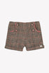 Plaid Short with Button