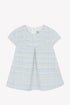 Pale Blue Tweed Shift Dress