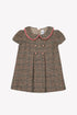 Plaid Dress with Buttons