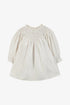 Silk Dress with Smocking