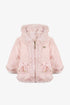 Baby Fur Lined Parka - Pale Pink
