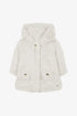 Baby Faux Fur Parka- Ivory