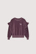 Clau Velour Sweatshirt - Grape Bliss