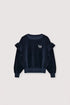 Clau Velour Sweatshirt- Infinite Navy