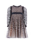 Dappled Sequin Long Sleeve Kids Dress