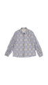 Violet Signature Logo Print Blouse
