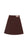 Classic Corduroy Skirt with Snap - Burgundy