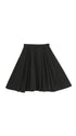 Pleated Taffeta Skirt