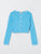 Logo Knit Cardigan - Icelandic Blue