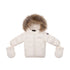 Bella Enfant Fur Down jacket-Off White