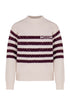 Stripe Knit Sweater- Cream