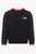 Bi Color Sweater Rhinestone Logo - Black/Pink
