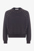 Sweatshirt with Keyhole Motif