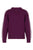 Knit Sweater with Stripe - Merlot