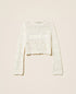 Ted Crochet Sweater - Milk