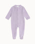 Velour Angel Wing Footsie- Lilac