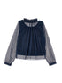 Tulle Dot Blouse