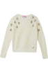 Sweater with Rhinestone Detail