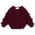 Elise Bow Sweater- Burgundy