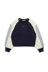 Color Block Sweatshirt - Navy