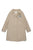 Rhinestones Branded Trench Coat - Sand