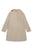 Rhinestones Branded Trench Coat - Sand